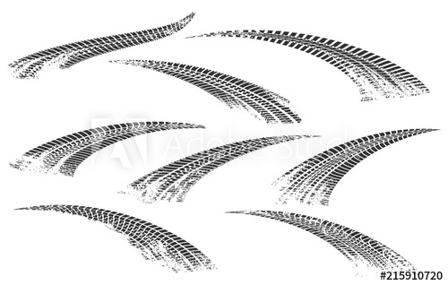 Car Track Marks Dirt On White Snow Race Tracks Vector 500x318 Car Track Marks Dirt On White Snow Race Tracks Vector