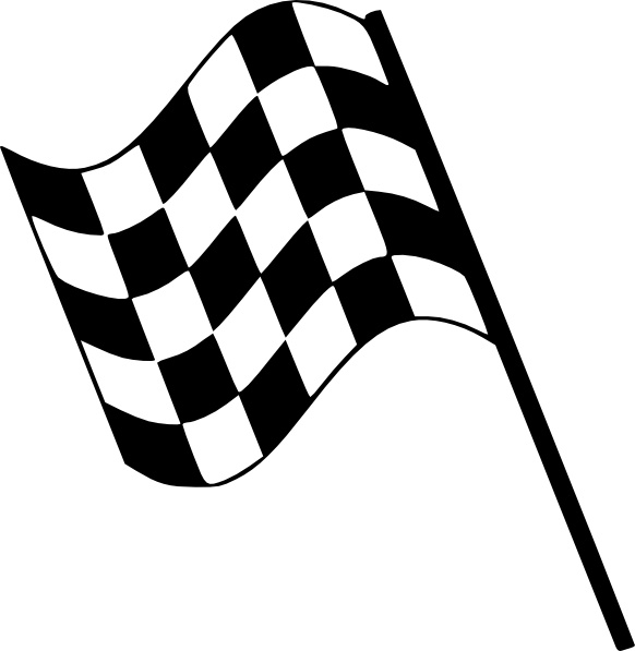 582x597 Checkered Flag Clip Art Free Vector In Open Office Drawing