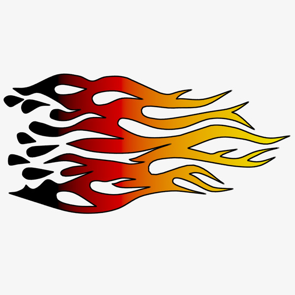 600x600 Flames Racing Flame Clip Art