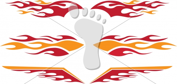 590x280 Vector Racing Flames Stompstock