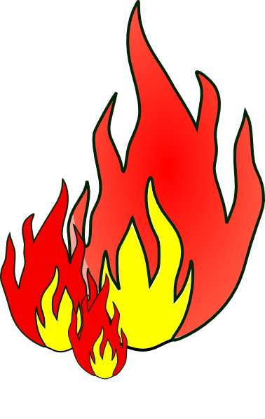 378x597 Flames Racing Flame Clip Art