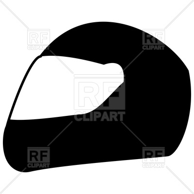 400x400 Racing Helmet Black Icon Vector Image Of Objects