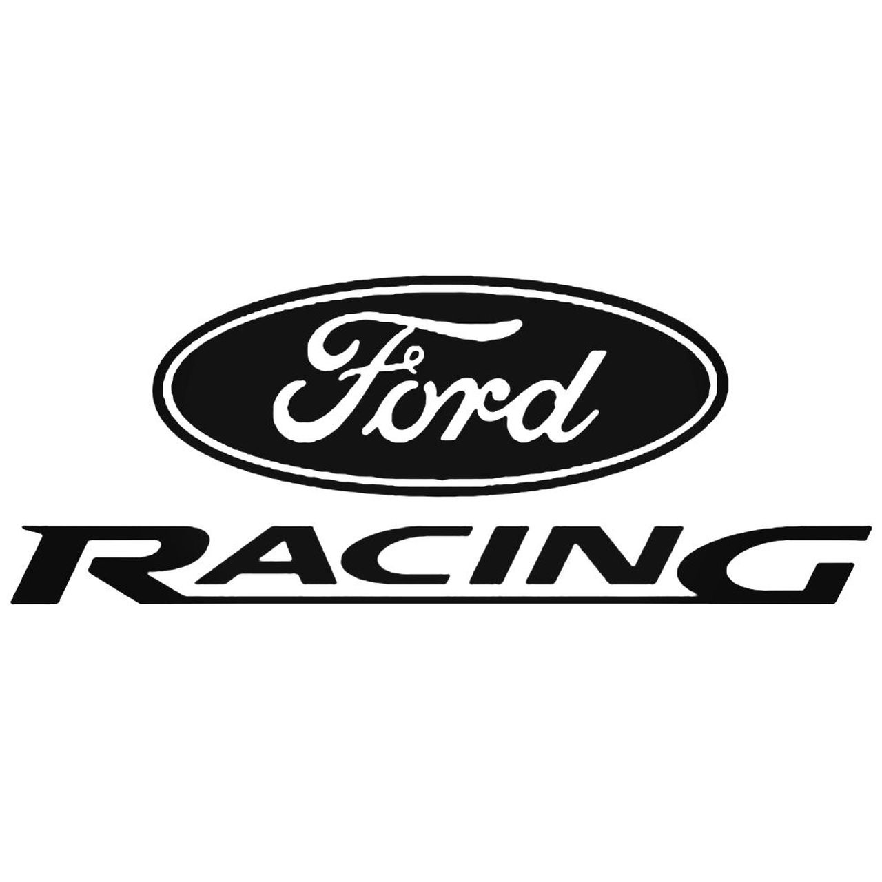 1280x1280 Ford Racing Logo Vector Aftermarket Decal Sticker