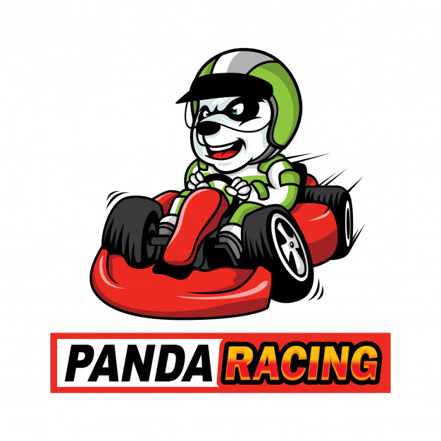 626x626 Panda Race Logo Vector Vector Premium Download