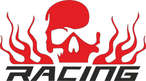 300x167 Skull Racing Logo Vector