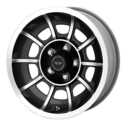 425x425 American Racing Vector Satin Black Wheel