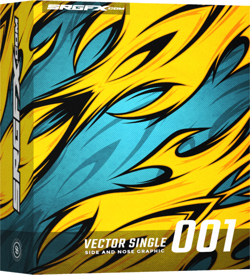 500x549 Vector Racing Graphic Single School Of Racing Graphics