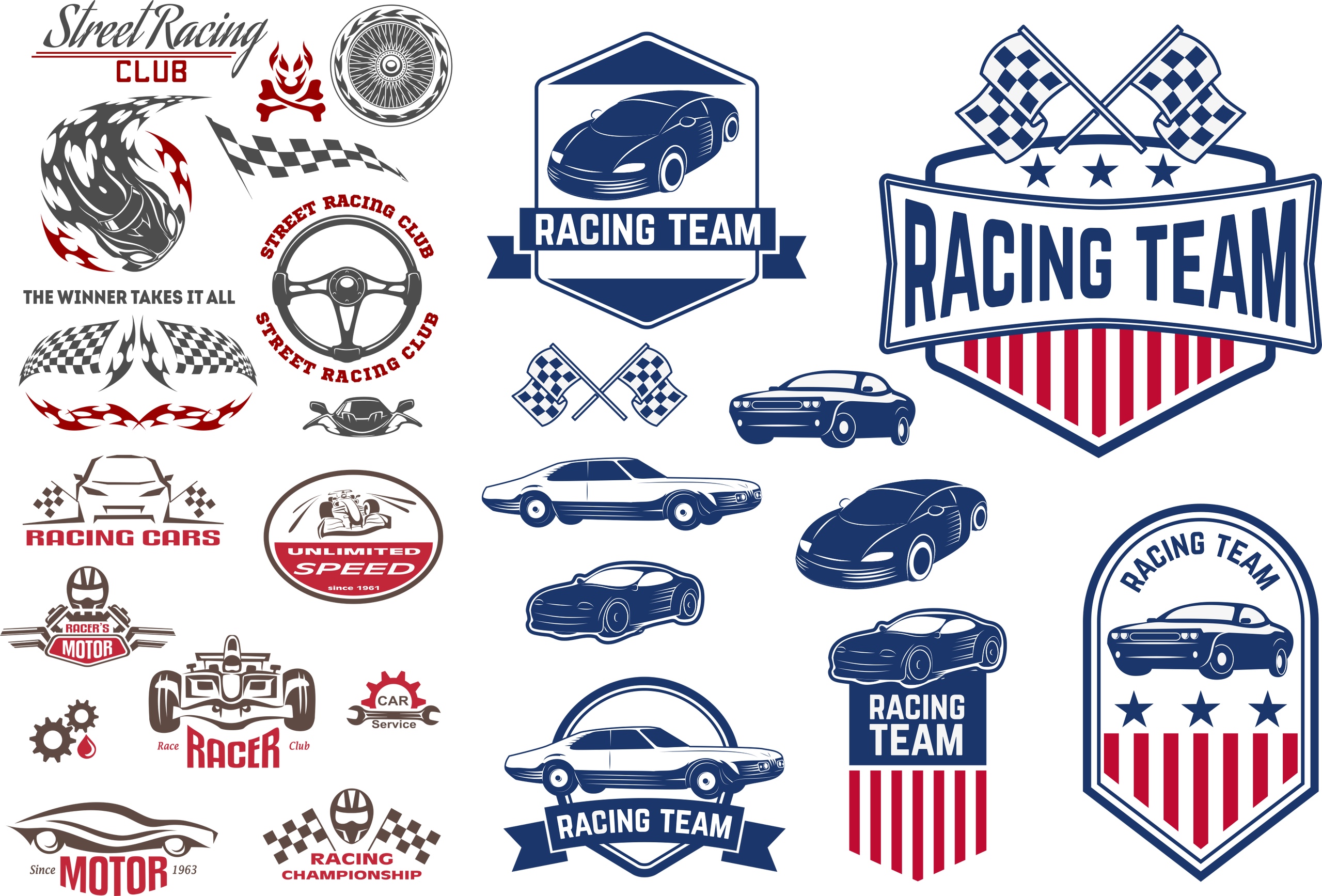 2560x1735 Car Decals Racing Free Vector Cdr Download