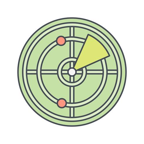 490x490 Radar Vector Icon