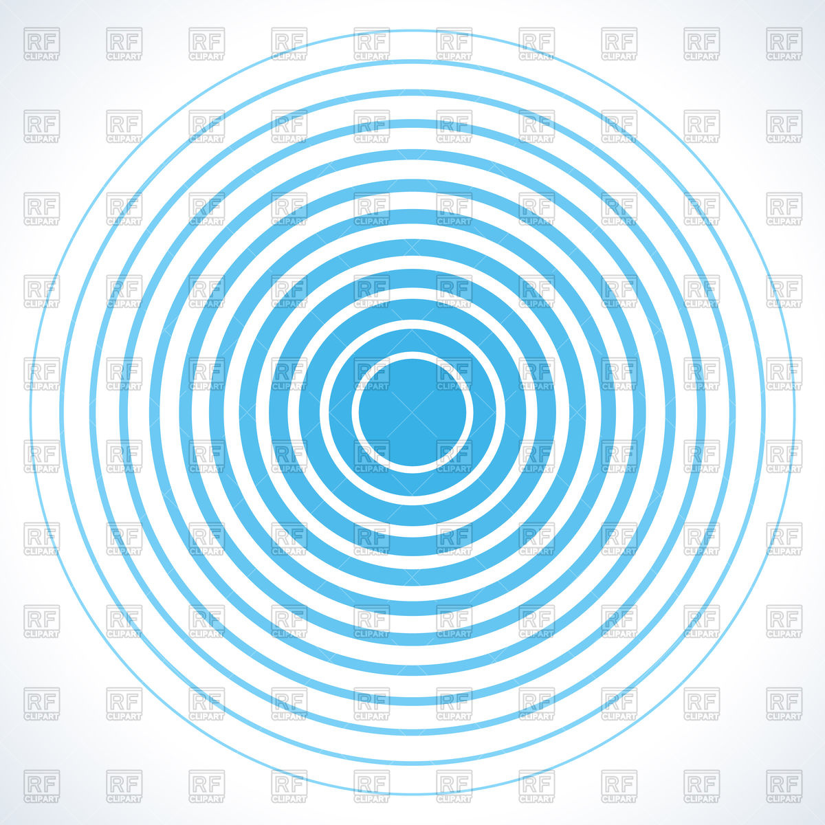 1200x1200 Radar Screen Concentric Circle Elements Vector Image Of Signs