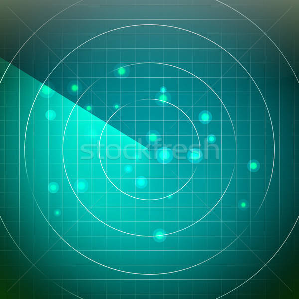 600x600 Futuristic Radar Vector Territory With Smooth Light Beneath