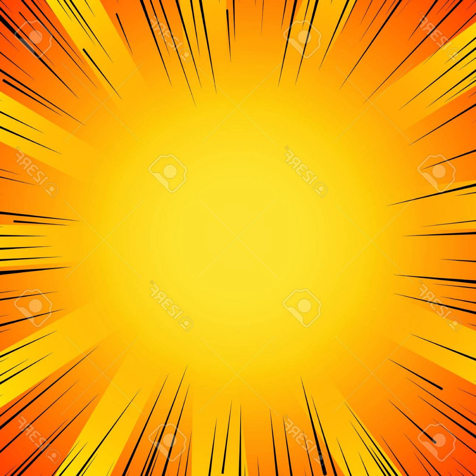 1560x1560 Photostock Vector Abstract Comic Book Flash Explosion Radial Lines