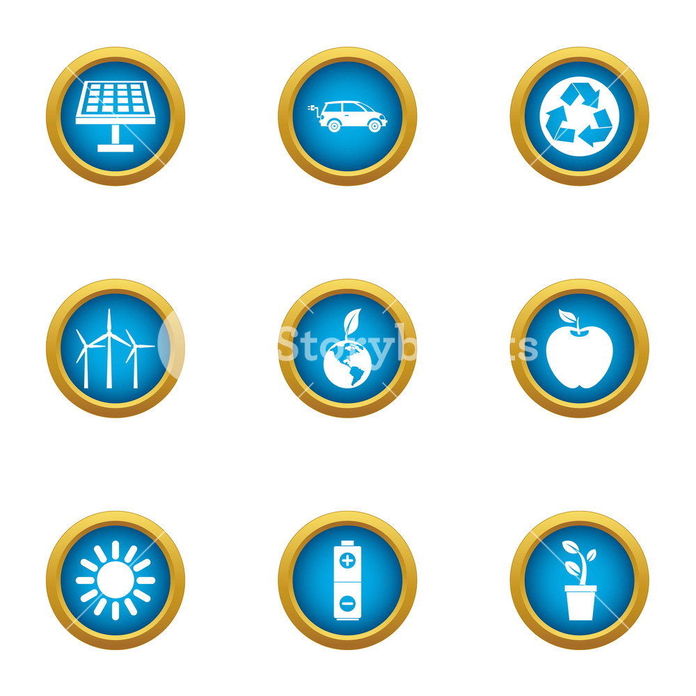 1000x1000 Radiant Icons Set Flat Set Of Radiant Vector Icons For Web