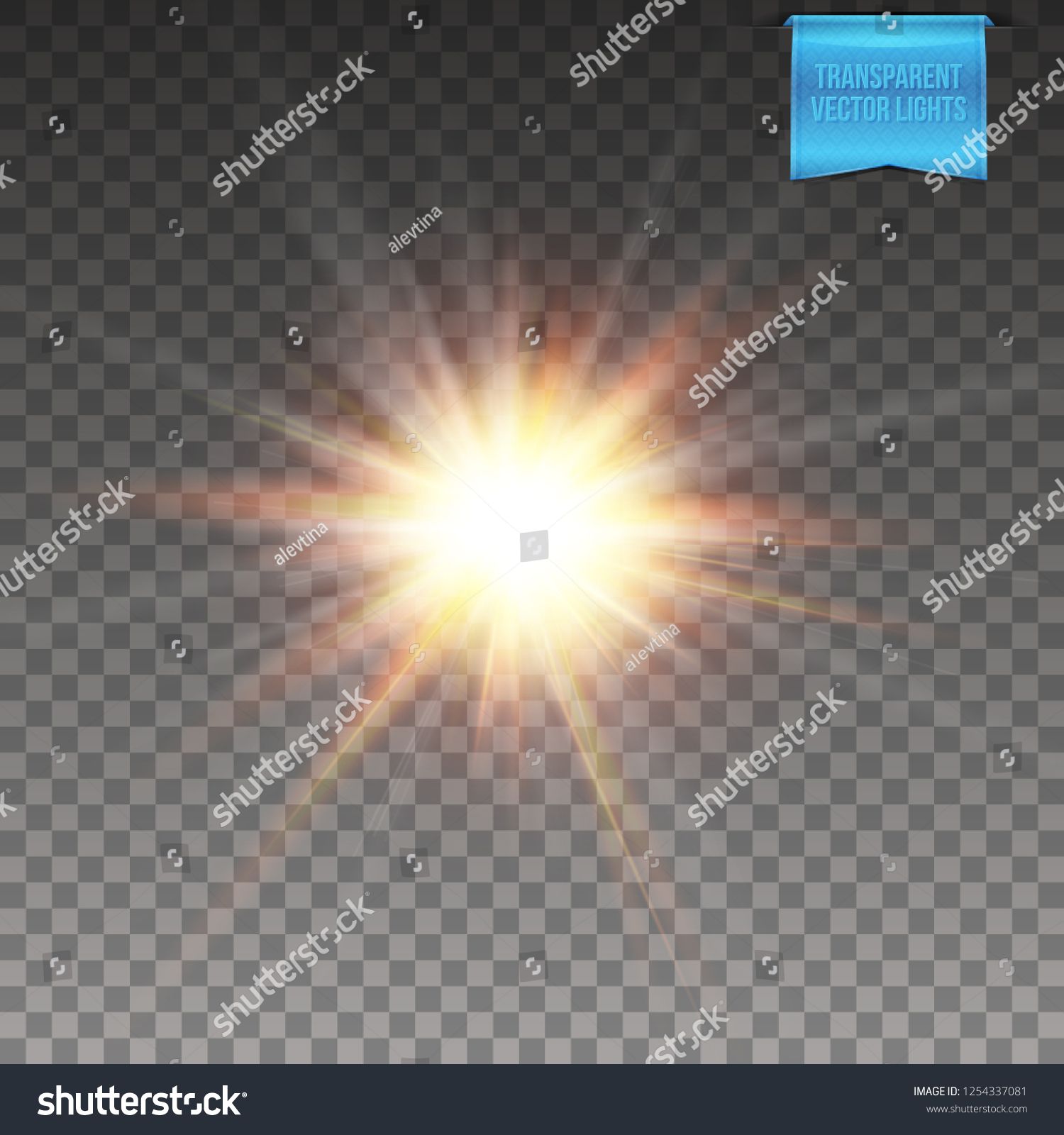 1500x1600 Transparent Background Vector Illustration Of Realistic Glowing