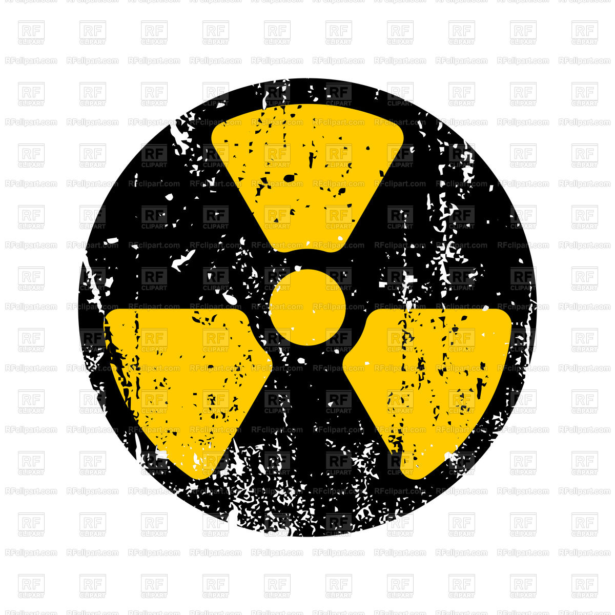 1200x1200 Old Sign Radioactive Danger Shabby Retro Toxic Danger Symbol