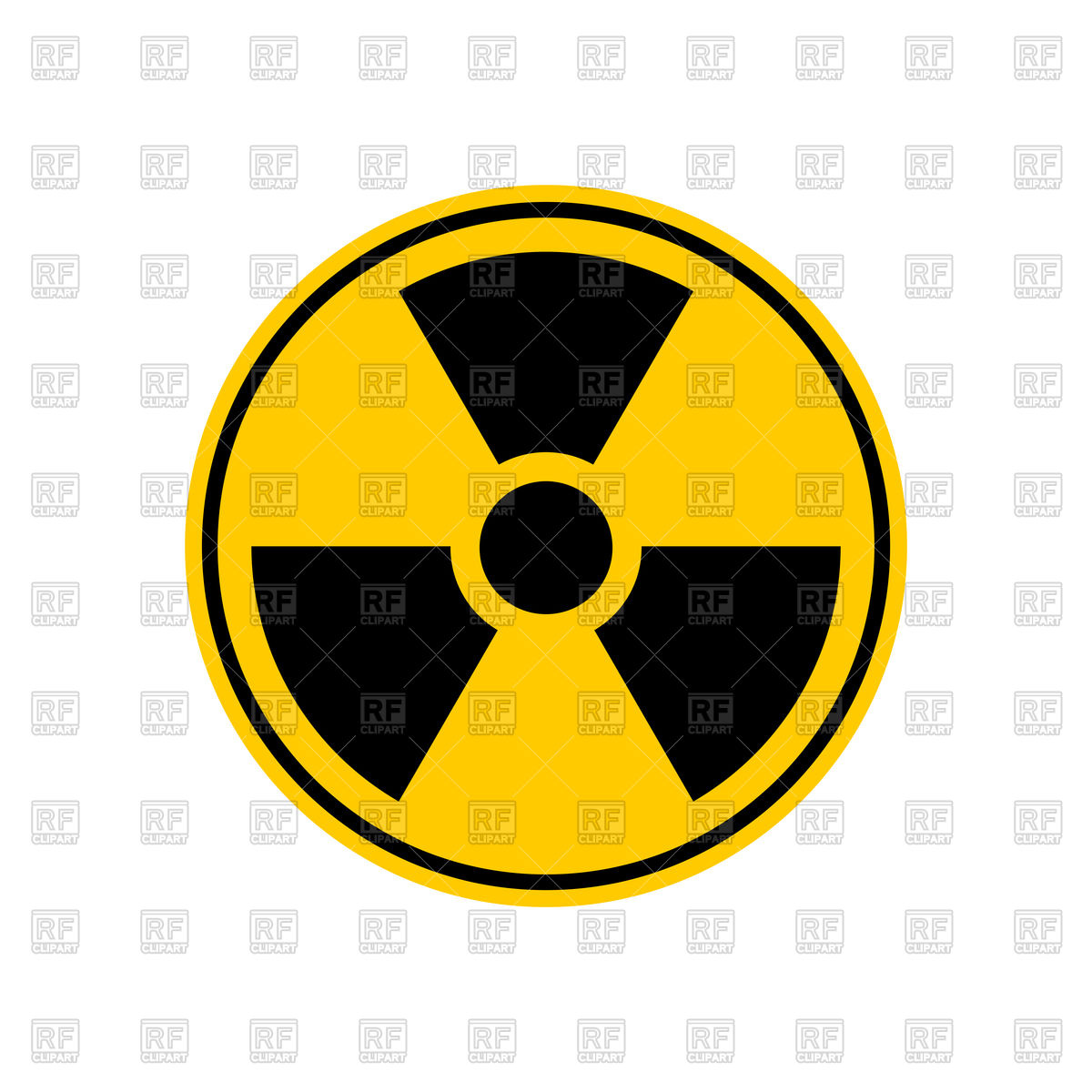 1200x1200 Radiation Danger Sign Vector Image Of Signs, Symbols, Maps