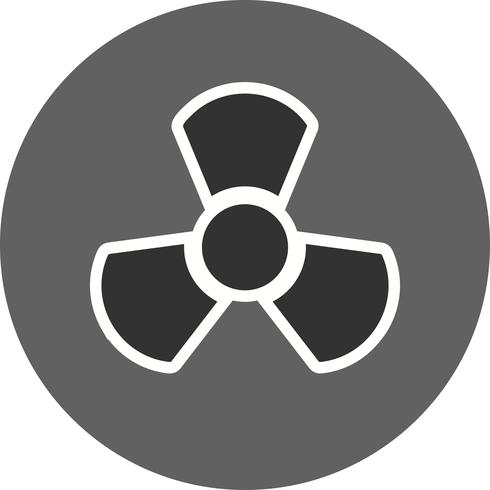 490x490 Radiation Vector Icon