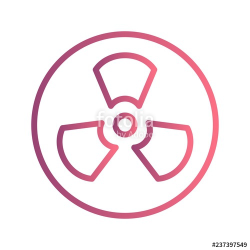 500x500 Radiation Vector Icon Stock Image And Royalty Free Vector