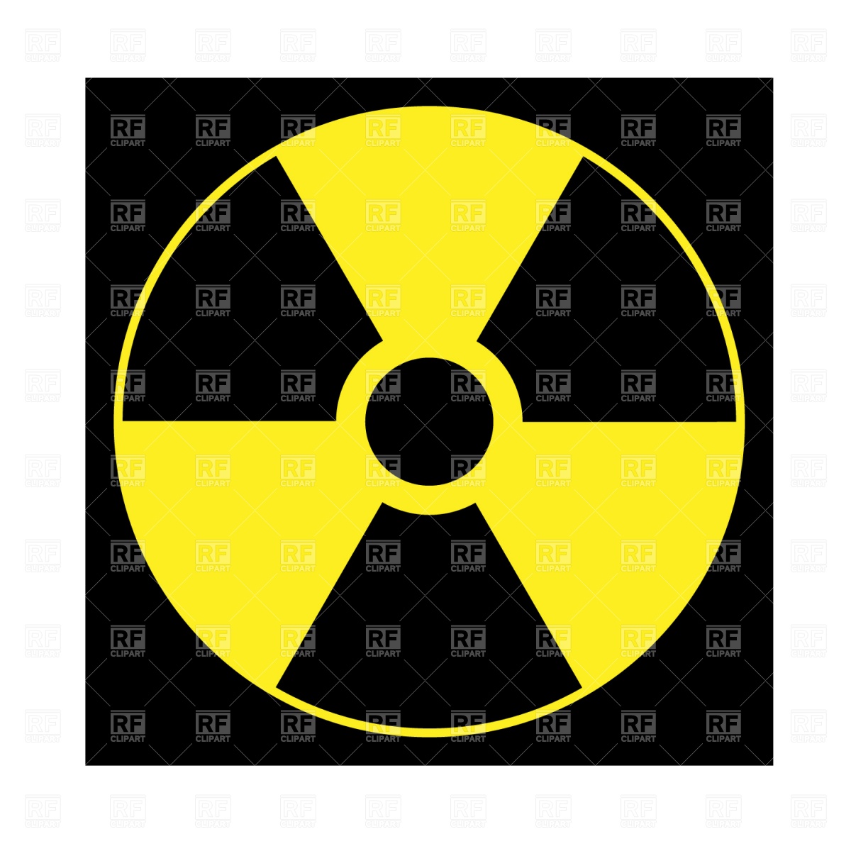 1200x1200 Radiation Sign Vector Image Of Signs, Symbols, Maps Prague