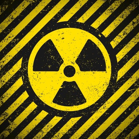 450x450 Sign Radiation Vector Illustration Royalty Free Vector
