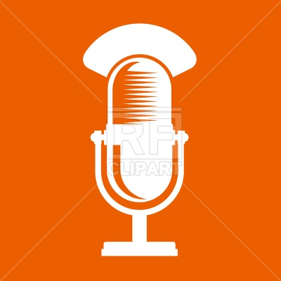 400x400 Retro Microphone Vector Image Of Objects Prague