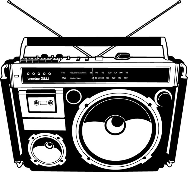 600x550 Hand Painted Radio Graphics Collection My Free Photoshop World