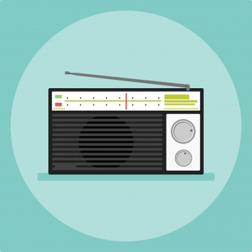 360x360 Old Radio Png, Vector, And Clipart With Transparent