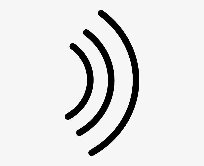 820x669 Radio Waves Vector