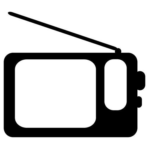 512x512 Radio Icon Silhouette