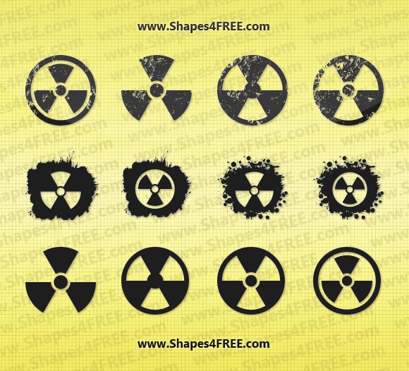 Radioactive Symbol Vector