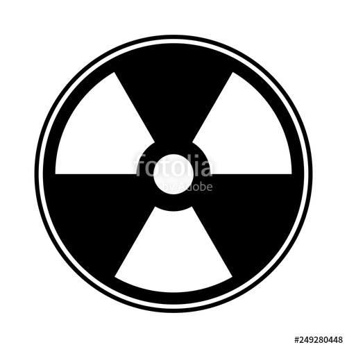 500x500 Radioactive Circle Symbol Stock Image And Royalty Free Vector