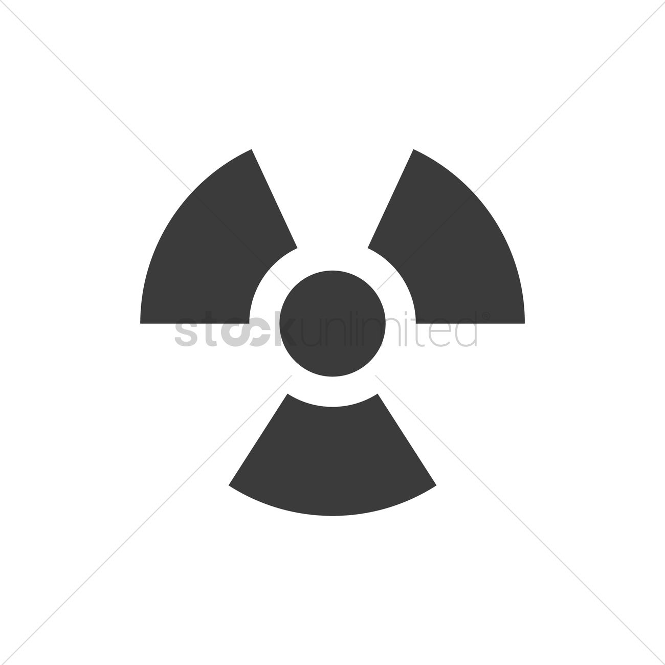 1300x1300 Radioactive Symbol Vector Image