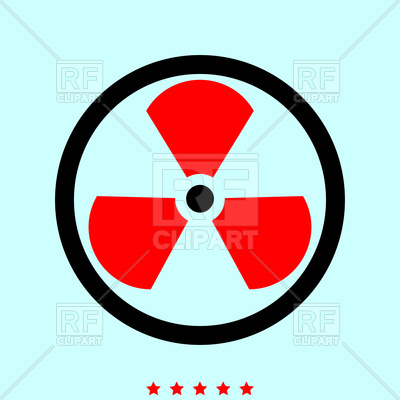 400x400 Sign Radioactive Icon Vector Image Of Signs, Symbols, Maps