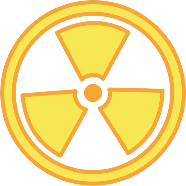 599x600 Radioactive Warning Free Vector In Open Office Drawing