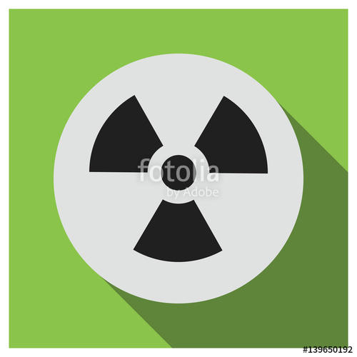 500x500 Radioactive Vector Icon Stock Image And Royalty Free Vector