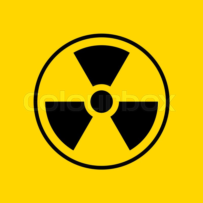 800x800 Vector Reproduction Of Radioactive Stock Vector Colourbox