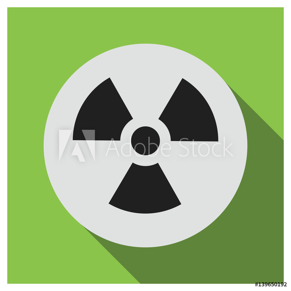 1000x1000 Photo Art Print Radioactive Vector Icon Europosters
