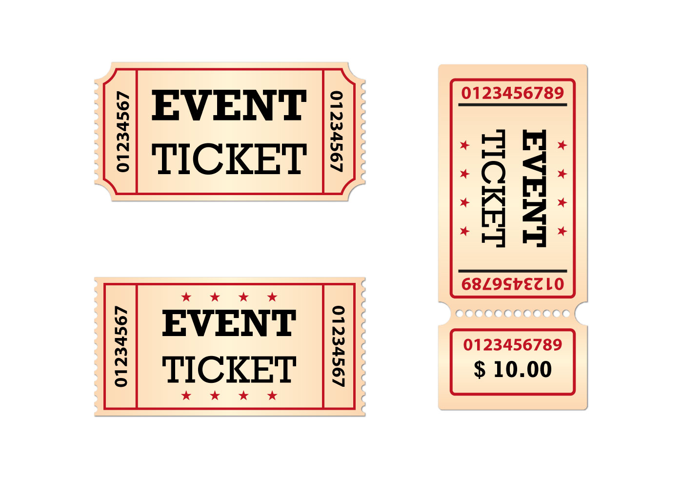 raffle ticket vector at vectorifiedcom collection of
