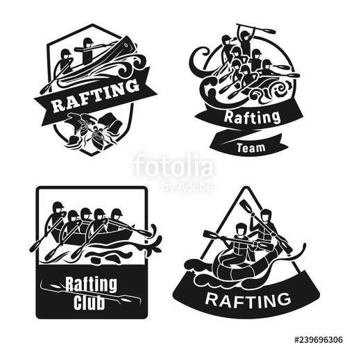 500x500 Rafting Kayak Icon Set Simple Set Of Rafting Kayak Vector Icons