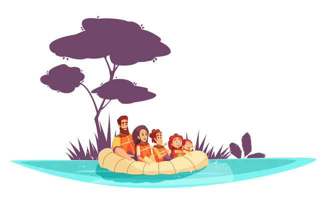 667x400 Rafting On Curated Vector Illustrations, Stock Royalty Free Images