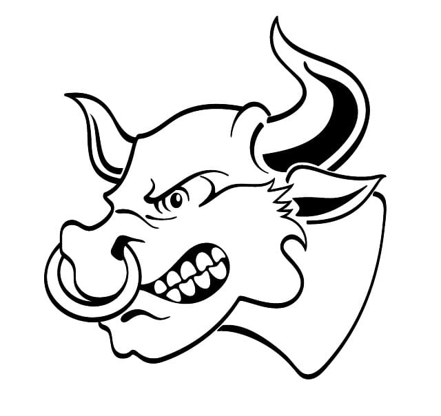 640x604 Angry Bull With Nosering Free Vector Free Graphics Uihere