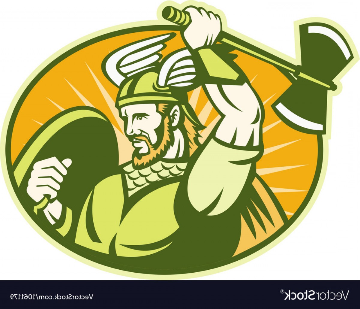 Viking Raider Barbarian Warrior Retro Vector Catamart 1200x1029 Viking Raider Barbarian Warrior Retro Vector Catamart