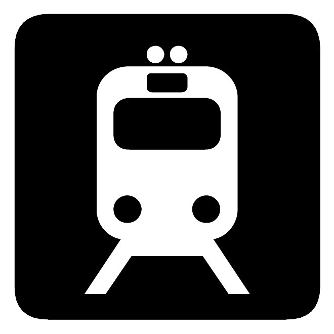 660x660 Railway Vector Sign