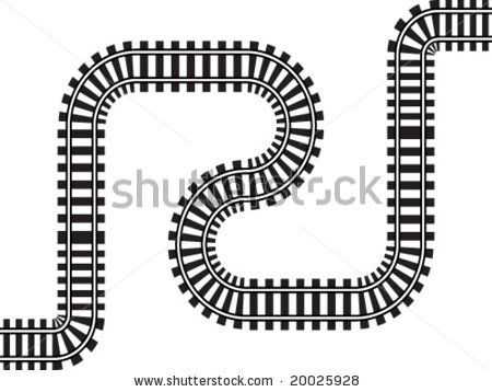 450x358 Railway Vector Illustration