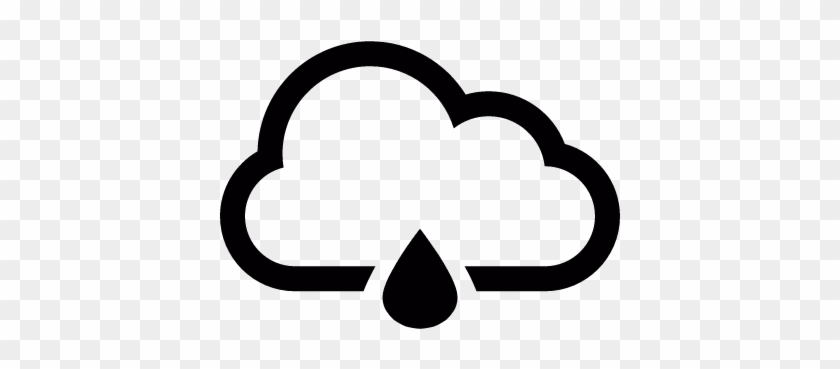 840x369 Single Raindrop With Cloud Vector