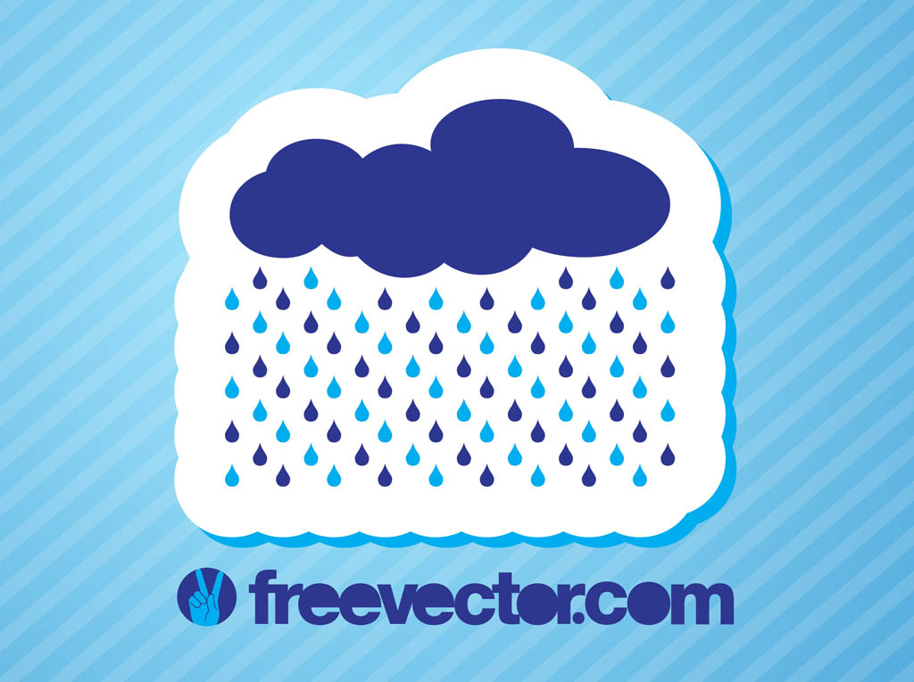 1024x765 Rain Vector Vector Art Graphics