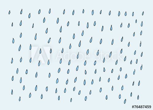 500x361 Rain Vector Background
