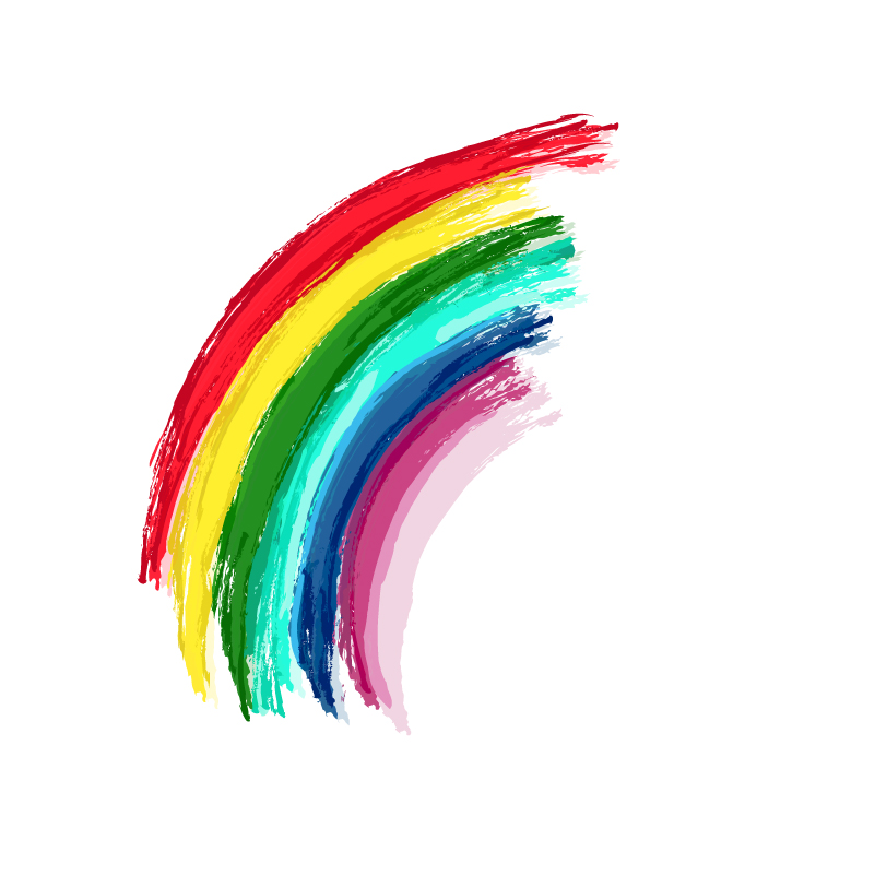 801x801 Rainbow Background Vector Free Vector Graphic Download