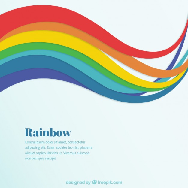 626x626 Rainbow Background Vector Free Download