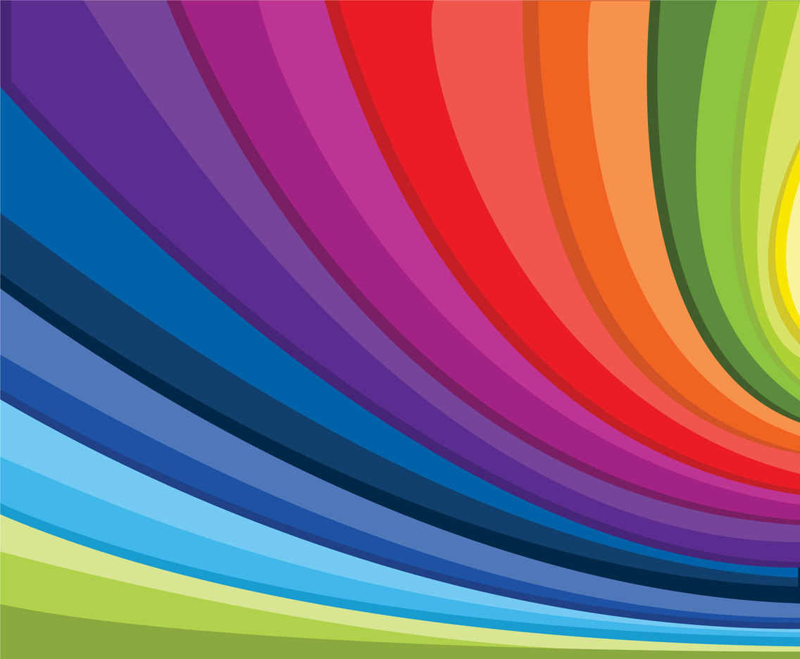 1136x936 Stylish Rainbow Background Vector Vector Art Graphics